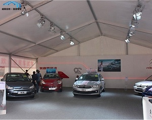 8x20m 8x25m trasparente carport arco barnum in alluminio tende <span class=keywords><strong>campeggio</strong></span> all'aperto mini cerimonia telone industriale <span class=keywords><strong>tenda</strong></span> da magazzino - Product Image 4