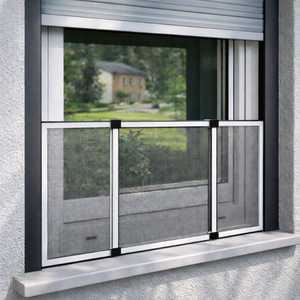 Mosquitera Extensible de Aluminio 50x70cm con Marco Gris para Ventanas y Balcones, Protección Contra Insectos - Product Image 5