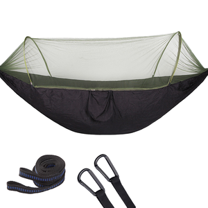 Hamaca de tienda suspendida de nailon negro de nuevo diseño para adultos, producto multifuncional para acampar, mosquitera ligera de apertura rápida - Product Image 1
