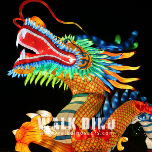 Lanterne di Seta a Forma di Drago per Capodanno Cinese, Laurea, Diwali - Luci Esterne di Alta Qualità Impermeabili e Resistenti al Sole Personalizzabili - Product Image 3