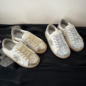 Scarpe Sportive Casual <span class=keywords><strong>Bambina</strong></span> con Paillettes e Cerniera Leopardata, Nuova Collezione 2026, per Estate e Inverno - Vendita <span class=keywords><strong>all</strong></span>'Ingrosso - Product Image 3