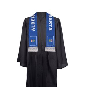 Écharpe et drapeau imprimés sur le thème de l'Alberta, personnalisés pour les événements sportifs, pour les supporters et la décoration - Product Image 1