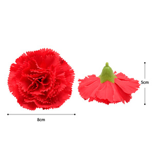 Dongchen Crafts Artificial Carnation 8cm Silk Flower Home Decor <b>Wedding</b> <b>Prop</b> - Product Image 5