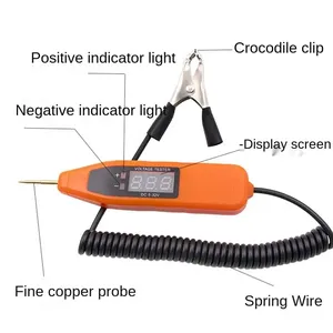 Testeur électrique pour voiture, outil de diagnostic automobile, détecteur de tension DC 5V/24V/32V, indicateur de tension CA, stylo de test de tension - Product Image 4
