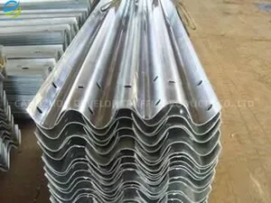 Highway Corrugated Steel Guardrail Spacer Crash Barrier