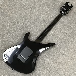 Guitare Schecter Sinister Custom Noir Brillant avec Pinstripes Argentés Livraison Rapide - Product Image 6