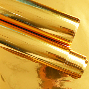 Papel Tapiz Autoadhesivo Metálico Dorado Espejo ORON, Rollo de <span class=keywords><strong>Vinilo</strong></span> para Decoración del Hogar, <span class=keywords><strong>Cocina</strong></span>, Gabinetes y Encimeras - Product Image 5