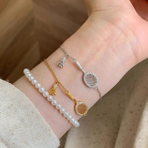 Ensemble de raquettes de <span class=keywords><strong>badminton</strong></span> de luxe pour femmes, écologiques, en cuivre et zircon plaqué or, trois ensembles, diamants brisés, élégants - Product Image 5