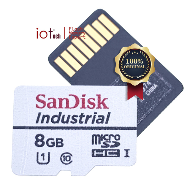 SanDisk Industrial 8GB 16GB MLC Micro/SD Class 10 UHS-I MicroSDHC SDSDQAF3-008G Micro SD Memory Card
