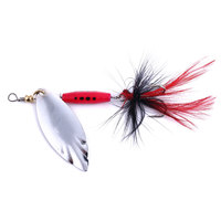 Leurre de pêche HENGJIA 7cm 8.4g, cuillère de pêche, leurre nageur, Isca, leurre artificiel pour truite, cuillères métalliques à paillettes, leurre de pêche