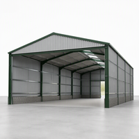 Bâtiments d'entrepôt préfabriqués en structure acier avec kits de construction métalliques, design moderne pour usage résidentiel, origine Chine