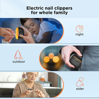 Lima Eléctrica para Uñas de 2 Velocidades, Recargable, con Certificación KC, para el Cuidado de las Uñas en Familia