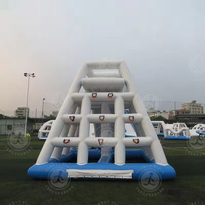 Toboggan aquatique gonflable, toboggan d'escalade aquatique amphibie, grand parc aquatique extérieur - Product Image 5