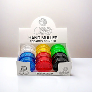 Grinder per Erbe Economico all'Ingrosso, Manuale, Moderno, Piccolo, Portatile, 60mm, 3 Strati, in Plastica, con Logo Personalizzato per Tabacco e Spezie - Product Image 3