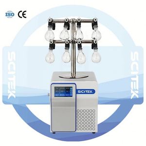 SCITEK -80 Degree Vacuum Pilot Freeze Dryer 1 15kg Energy Saving <b>Silicone</b> <b>Oil</b> Heating Corrosion-Resistant Stainless Steel 1pa - Product Image 3