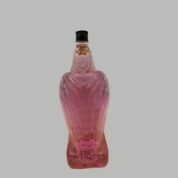 Carafe en verre en forme d'aigle/faucon pour vin et whisky, bouteille à liqueur en cristal artisanale, cadeau de luxe et décoration de bar