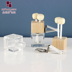 Botol Kaca Parfum Mobil Isi Ulang 6Ml Logo Gantung Diffuser Kosong Terlaris - Product Image 2