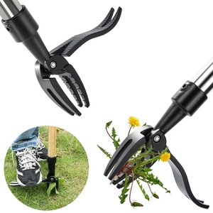 Outil de désherbage manuel à 4 griffes en acier inoxydable, extracteur de racines, outil de désherbage pour pelouse, jardin, économiseur de travail - Product Image 1