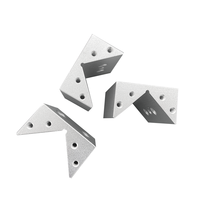 Support en L en plastique usiné CNC sur mesure, haute précision, angle de 90 degrés, fixation d'angle, équipement industriel OEM