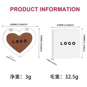 Corrector Facial Vegano, Mineral, Natural, Orgánico, Mate, <span class=keywords><strong>de</strong></span> Cobertura Total, Resistente al Agua, con Contorno en Forma <span class=keywords><strong>de</strong></span> Corazón, Marca Privada OEM - Product Image 6