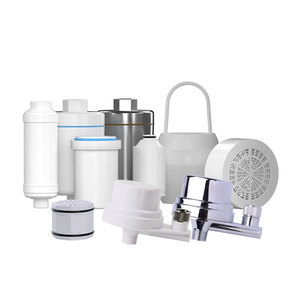 Cartucho de filtro de agua para ducha con carbón activado para grifo y ducha, fácil instalación, blanco, plateado, gris - Product Image 1