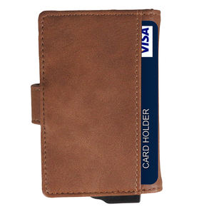 Mendit - Tarjetero Corto Unisex Antirrobo con Bloqueo RFID, Clip para Billetes, Cierre Abierto, Forro de Nailon, Material PU - Product Image 5