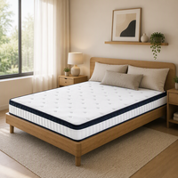 Matelas épais à double usage hôtel-chalet, matelas de chambre silencieux à ressorts indépendants