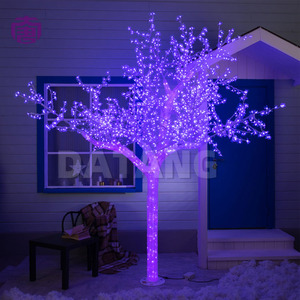 Árbol de Resina LED con Luz Decorativa para Jardín, Paisaje y Decoración Navideña para Exteriores con Iluminación Cálida Ambiental - Product Image 3