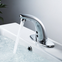 Détecteur de mouvement ir intelligent, pour évier de salle de bains, 1 pièce, mitigeur de robinet automatique d'eau chaude et froide avec capteur