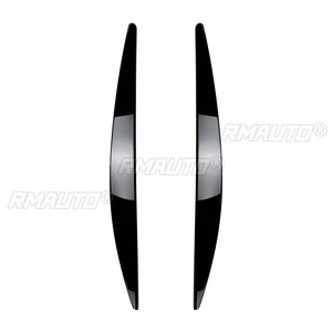 2 pièces de garnitures de phares de voiture pour Skoda Octavia MK3 2015-2017, autocollants de phares, garnitures de phares - Product Image 2