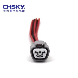 Conector de motor de limpiaparabrisas de 5 orificios CHSKY, conector impermeable, suministro directo de fabricantes