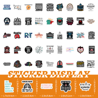 100 pièces dessin animé Graffiti thérapeute respiratoire autocollants Pack cahier personnalisé étanche ordinateur portable PVC décoration iatrologie autocollants