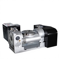 Table rotative CNC 5 axes Tiger Source Factory 210 mm TCVR-210, structure d'engrenage à vis sans fin et d'arbre d'origine taïwanaise, haute précision