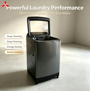 Lave-linge à chargement par le haut pour usage domestique, écran tactile couleur, grande capacité avec lavage et essorage puissants, pour la lessive familiale - Product Image 1