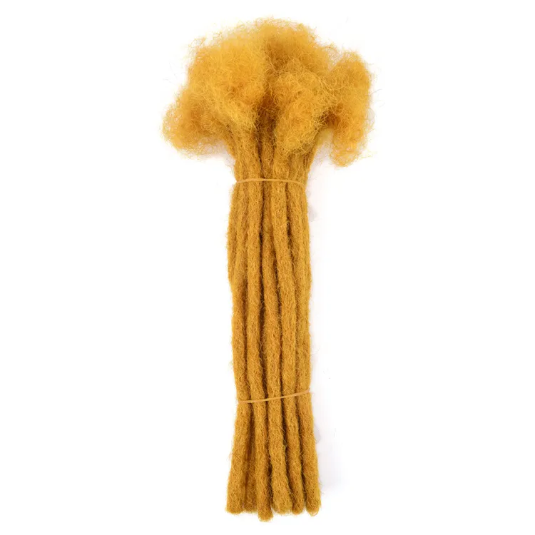 XCCOCO Cheap Natural Faux Locs Blonde Dread Locks Afro Kinky Human Hair Crochet Dreadlocks Extension For Black Women