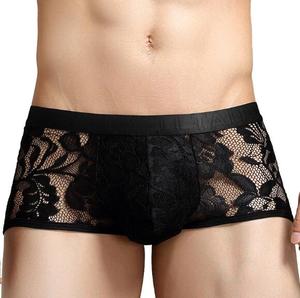 <span class=keywords><strong>Calzoncillos</strong></span> bóxer Ecoparty Sexy para hombre, ropa interior de malla transparente de encaje, <span class=keywords><strong>calzoncillos</strong></span> transparentes, <span class=keywords><strong>calzoncillos</strong></span> bóxer de cintura baja para hombre - Product Image 2