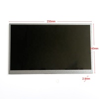 Kit écran tactile LCD TFT TN 10,1 pouces à vente chaude, 1024x600 LVDS, interface 40 broches, carte pilote complète, panneau tactile LCD en option