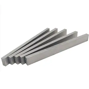 OEM Raw Material K10 K20 Hard Alloy Cemented Square Flat Bar Blanks Rectangle Tungsten Carbide Strip