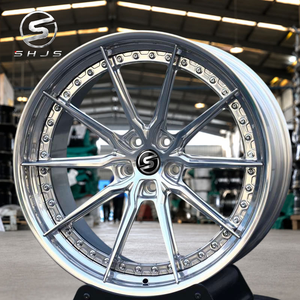 Jantes forgées chromées noires en 2 parties pour Aston Martin DB11 Jaguar F Type Lotus Emira <span class=keywords><strong>Alpine</strong></span> A110 19 20 21 pouces GT - Product Image 1
