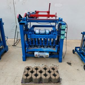 4-35 блок делая машину. Изготовление восьмиобразного посадочного кирпича. Изготовление Машины brique de ciment. - Product Image 2