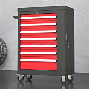Chariot de rangement d'outils mobile avec roues verrouillables, OEM/ODM, OBM, personnalisable, capacité 540 kg, 7 tiroirs, atelier, <span class=keywords><strong>garage</strong></span>, automobile - Product Image 4