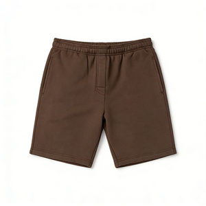 Pantaloncini Bermuda da Uomo in Cotone, Stile Retrò Casual Estivo, Personalizzabili, in Maglia Pesante, Traspiranti, Tinta Unita, Streetwear - Product Image 1