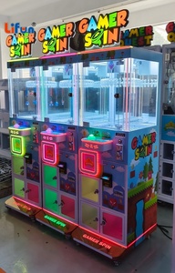Lifun <span class=keywords><strong>Lucky</strong></span> Gamer Spin, machine à cadeaux rotative à 30 clips, avec 3 compartiments inférieurs, kiosque de distribution de prix à monnayeur pour centres commerciaux - Product Image 3