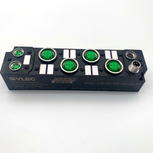 Módulo IO Compacto Impermeable Industrial EtherCat Profinet 8DI 8DO de 4 Puertos M12 para Máquinas Automatizadas bibo SVLEC - Product Image 1
