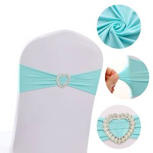 Lazos de Spandex Elásticos con Hebilla para Cubiertas de Sillas, Lazos Elásticos para Decoración de Eventos, Banquetes y Bodas - Product Image 1