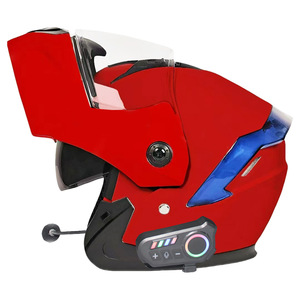 <span class=keywords><strong>Casque</strong></span> de moto modulaire à double visière certifié 3C pour adulte avec interphone intégré pour la sécurité des trajets en trottinette électrique - Product Image 5