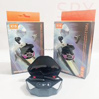 Casque de jeu étanche X15 Pro TWS, écouteurs Bluetooth pour jeux, écouteurs TWS X15