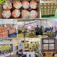 Couvercle en papier thermoscellable de qualité alimentaire, facile à décoller, pour bols de nouilles instantanées, soupes ramen, frites et emballages de bonbons