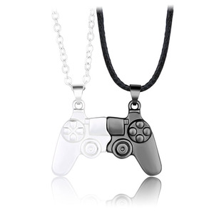 2025 nouveaux produits une <span class=keywords><strong>paire</strong></span> <span class=keywords><strong>de</strong></span> pierres magnétiques personnalité saint valentin collier cadeau aimant jeu contrôleur Couple collier - Product Image 5