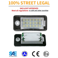 Lumière de plaque d'immatriculation LED E4 pour Audi A3 A4 S3 S4 A6 S6 Q7 RS4, sans erreur CANBUS